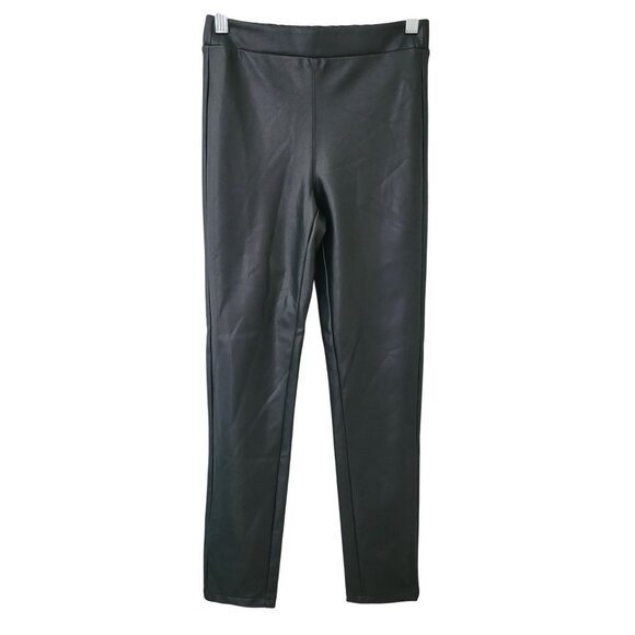 Joe's Pants - Joes XS Black Faux Leather Pants Womens Size XS Vegan